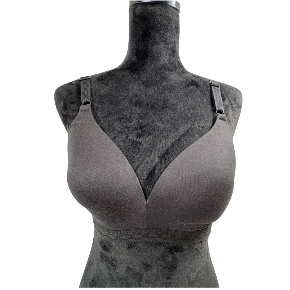 Women's‎ Warners No Side Effects Wireless Contour Bra 36C Black WR1269C